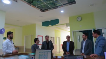 بازدید سرپرست جدید شبکه بهداشت و درمان بجستان از بیمارستان آیت الله مدنی بجستان