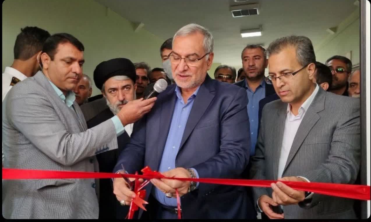 افتتاح بخش داخلی بیمارستان آیت الله مدنی بجستان